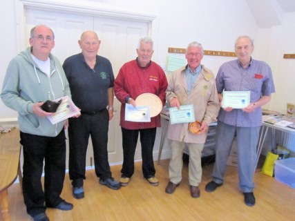 Winners of the August certificates as chosen by Mort Hill